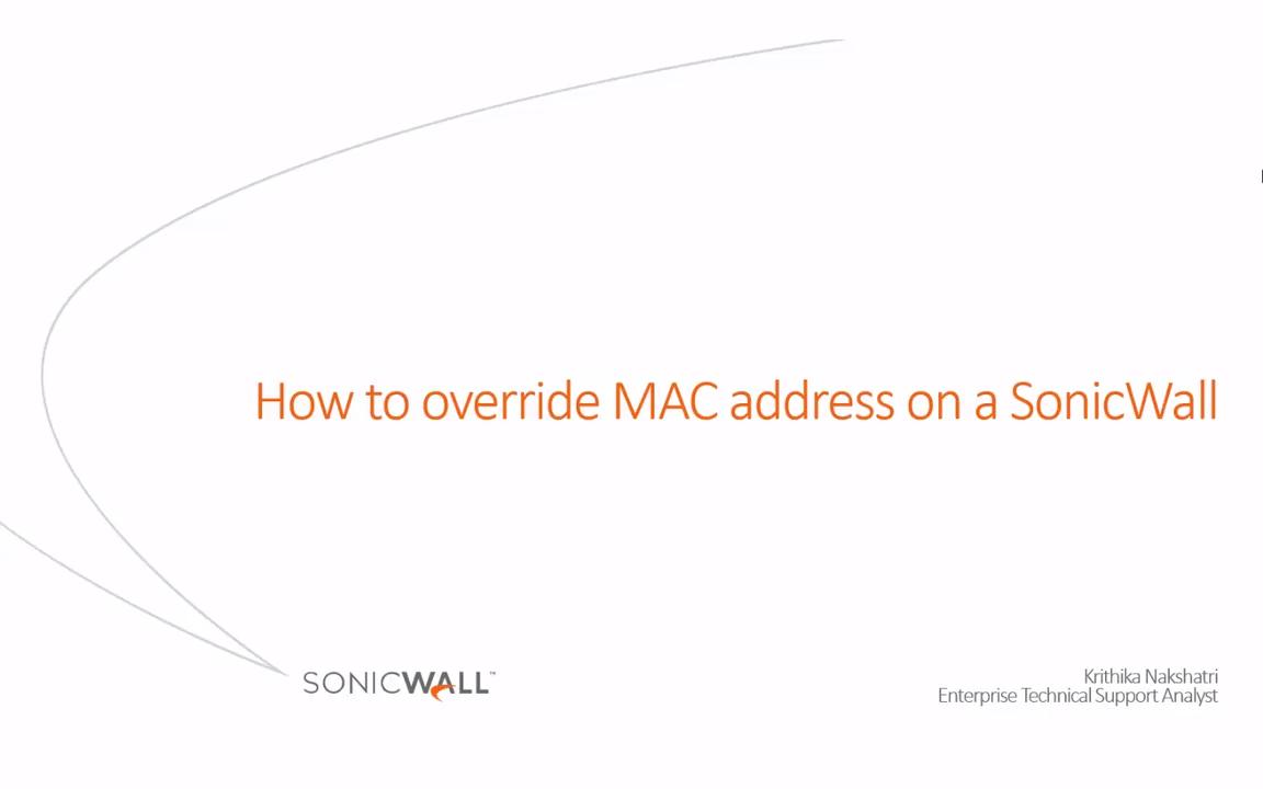 sonicwall mac address filtering